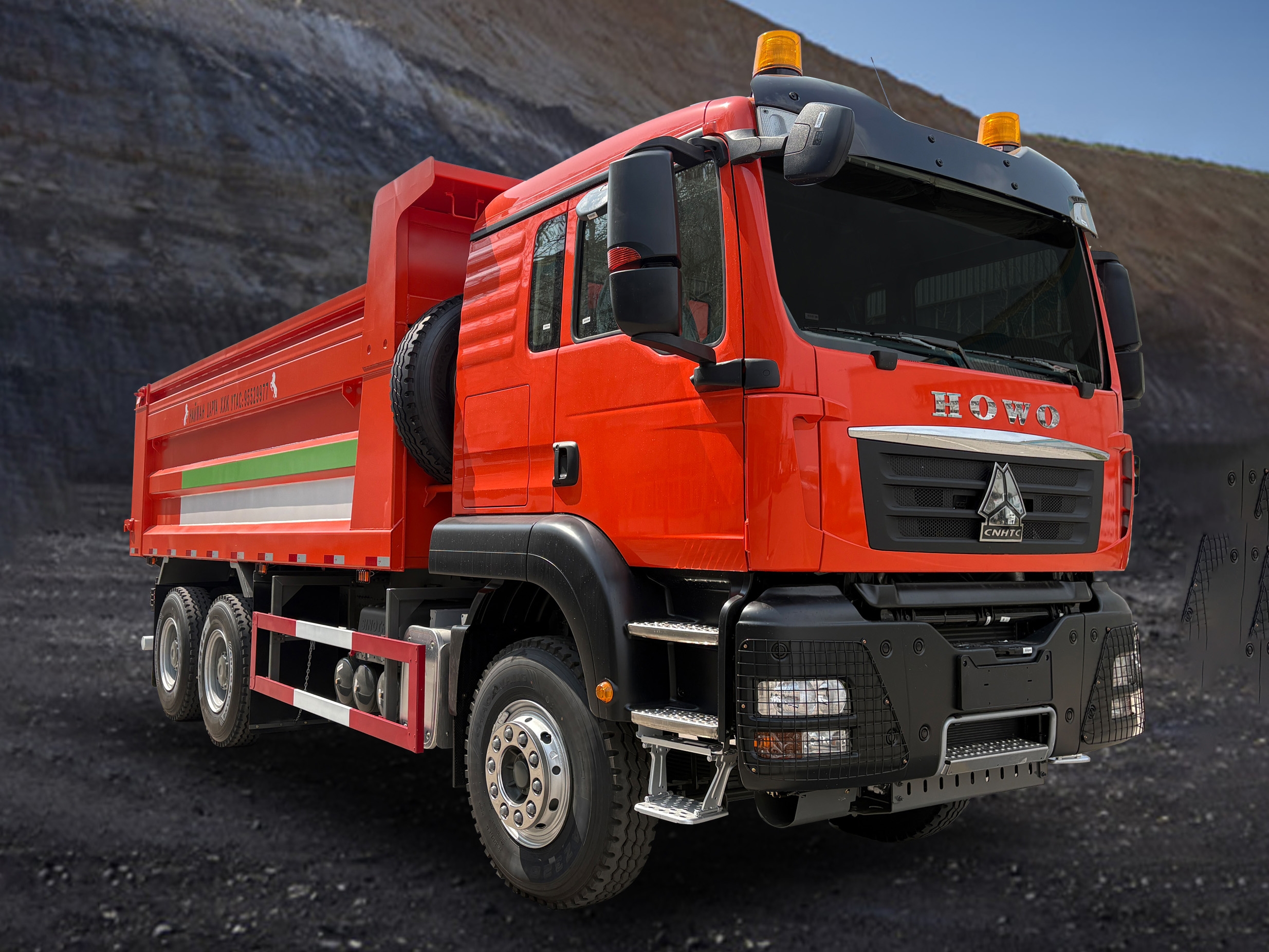 重汽五岳自卸車(chē)海外版